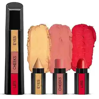  RENEE Fab Face 3 In 1 Makeup Stick Diva 4.5gm|Includes Eyeshadow, Blush & Lipstick 